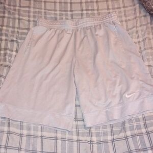 Nike Men's Gray Sports Shorts. Drawstring. L